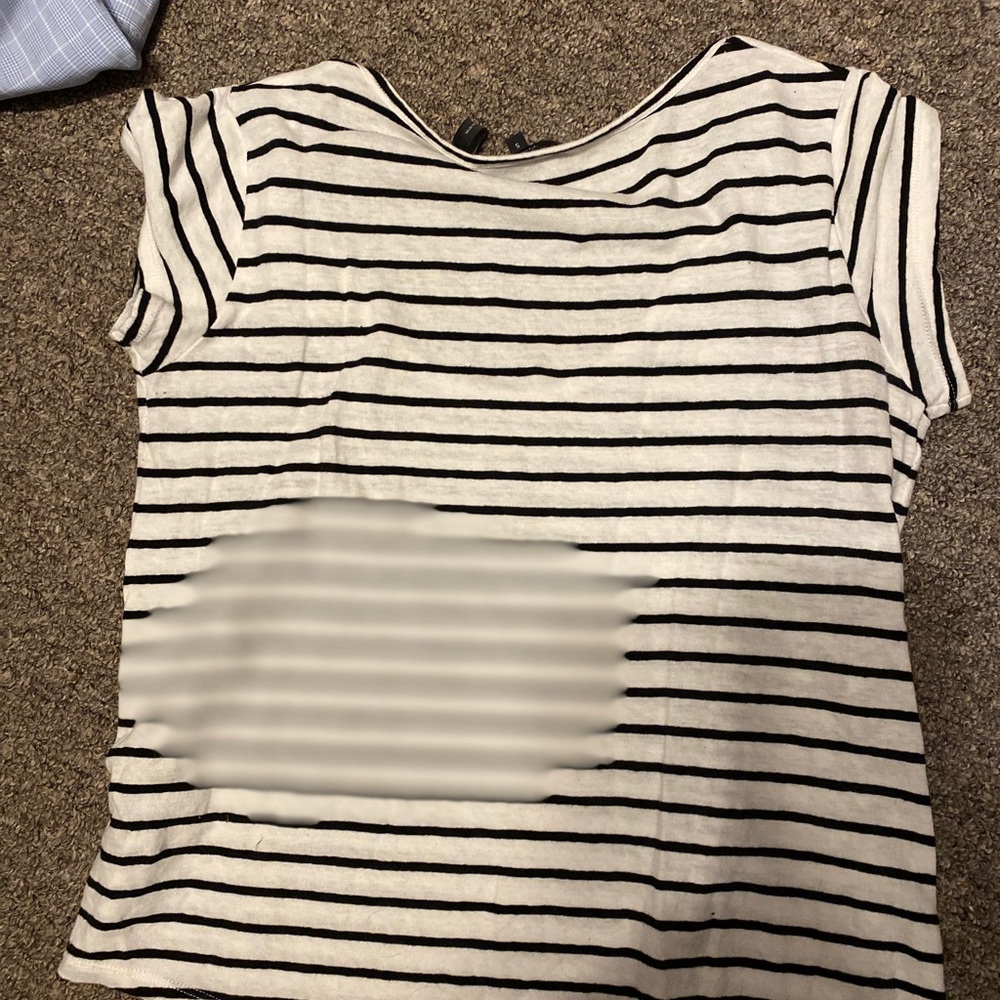 Theory Navigate Striped Tee | Size M - Picture 7 of 7